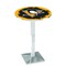 Holland Bar Stool Co 36" Chrome Pittsburgh Penguins Pub Table L217C3628PitPen - alternate 1